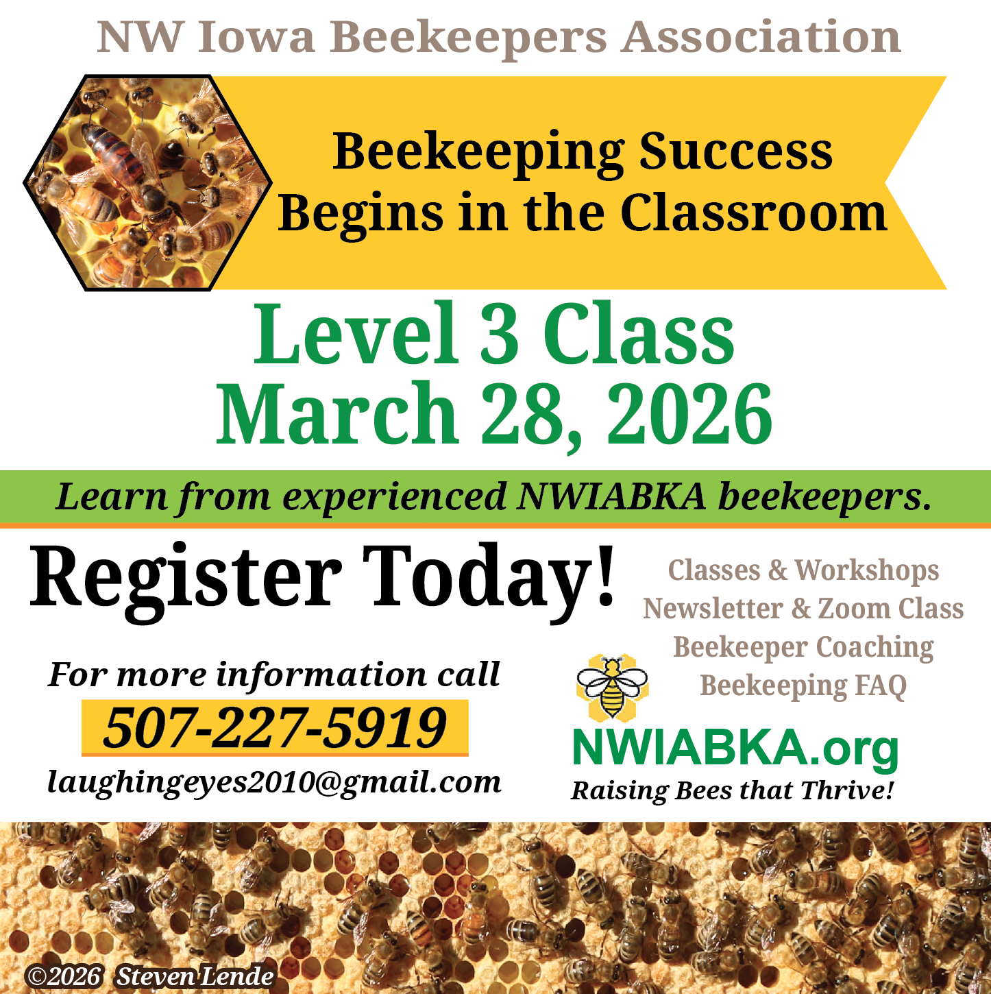 NWIABKA Beekeeping Class Level 3